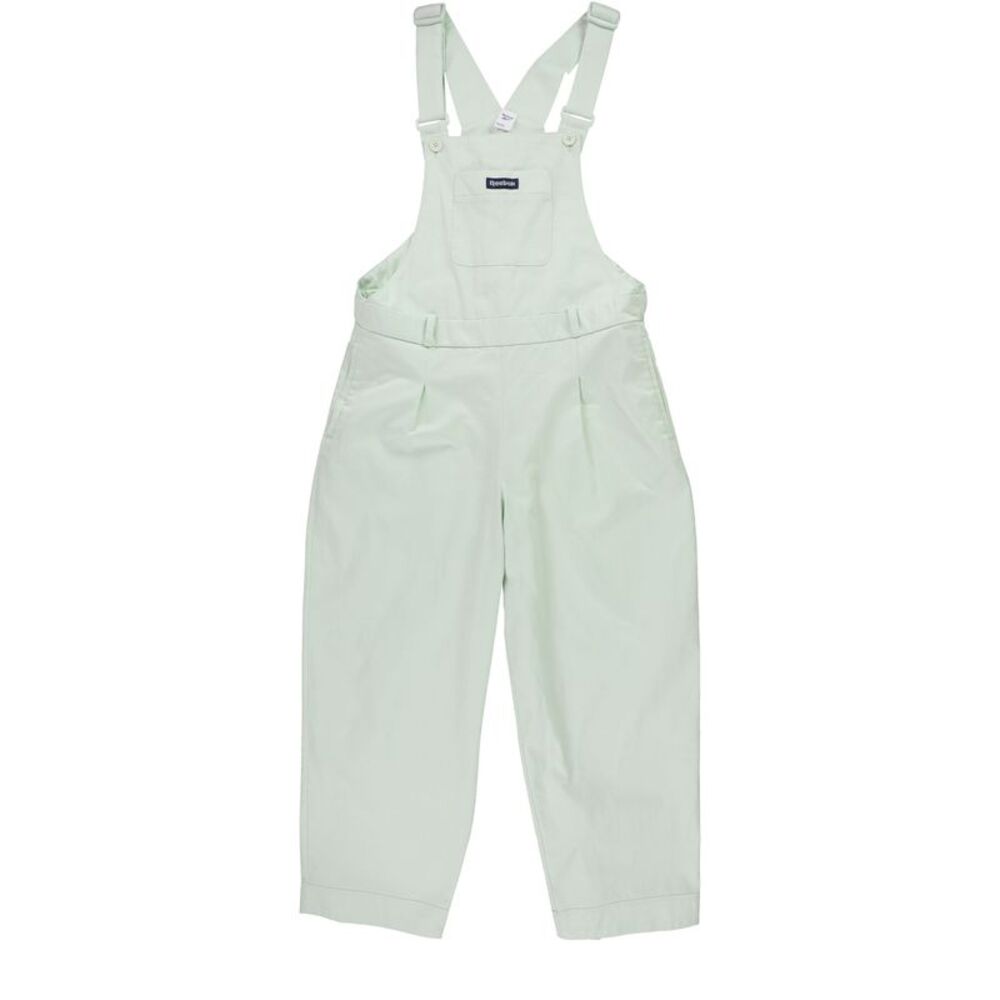 Reebok Womens Classic Training Supply Straight Leg Overalls Casual Pants, Gre...